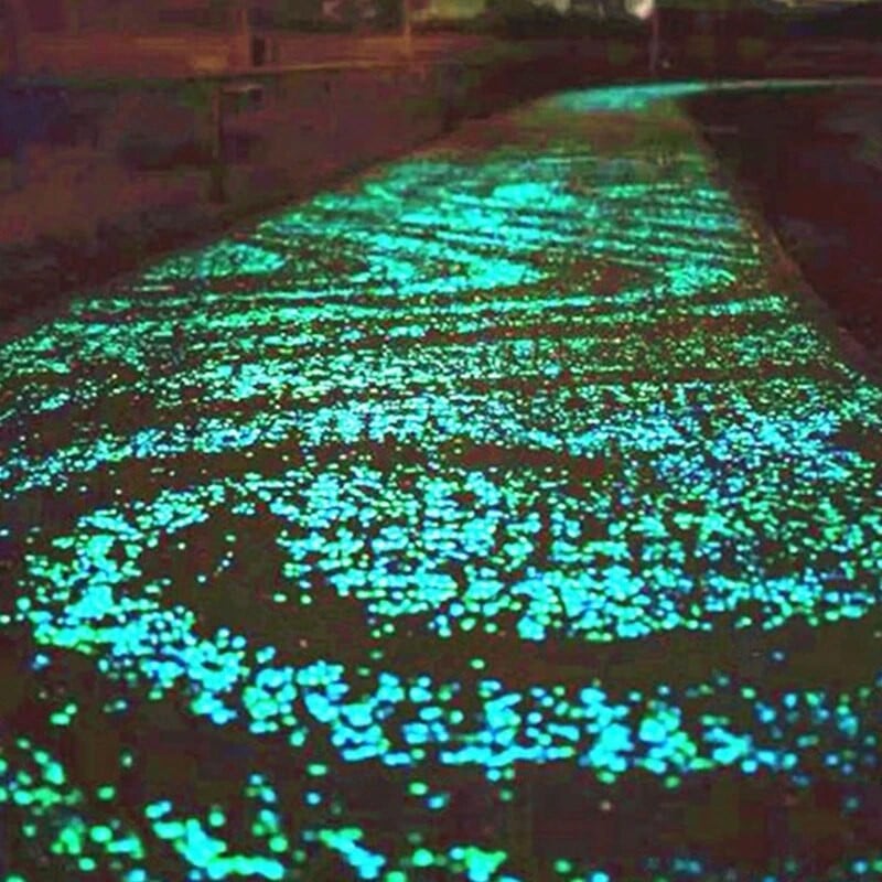 300 tk/kott Väliõue helendavad kivid Aiad Kivikesed helendavad pimedas Akvaariumi kaunistus Looduskristallid Kivi