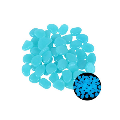 50/100/200Pcs Glow in the Dark Stones Mini Luminous Rocks 0,8-1,1cm Διακοσμητικά Βότσαλα για Γλάστρες Κηπουρικής Ενυδρείου Διακοσμητικά χαλίκι