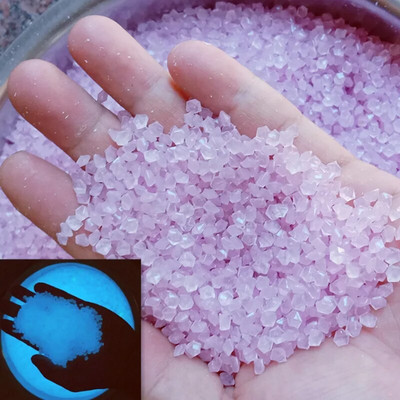 1000 buc Nisip luminos strălucește în întuneric Pietricele Piatră Grădină Casă Cale în aer liber Decorare gazon Acvariu Decor 3-5mm