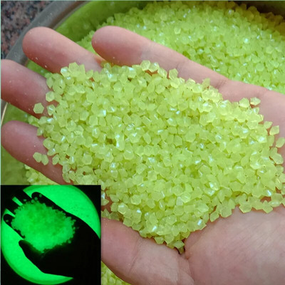 1000 buc Nisip luminos strălucește în întuneric Pietricele Piatră Grădină Casă Cale în aer liber Decorare gazon Acvariu Decor 3-5mm