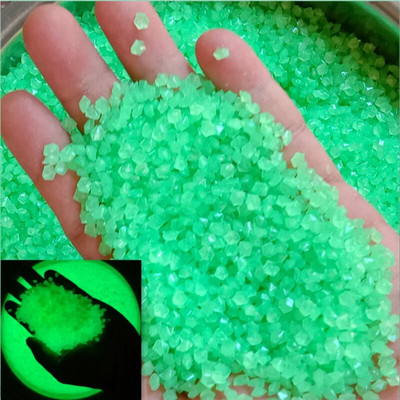 1000 buc Nisip luminos strălucește în întuneric Pietricele Piatră Grădină Casă Cale în aer liber Decorare gazon Acvariu Decor 3-5mm