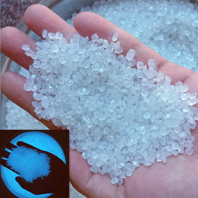 1000 buc Nisip luminos strălucește în întuneric Pietricele Piatră Grădină Casă Cale în aer liber Decorare gazon Acvariu Decor 3-5mm