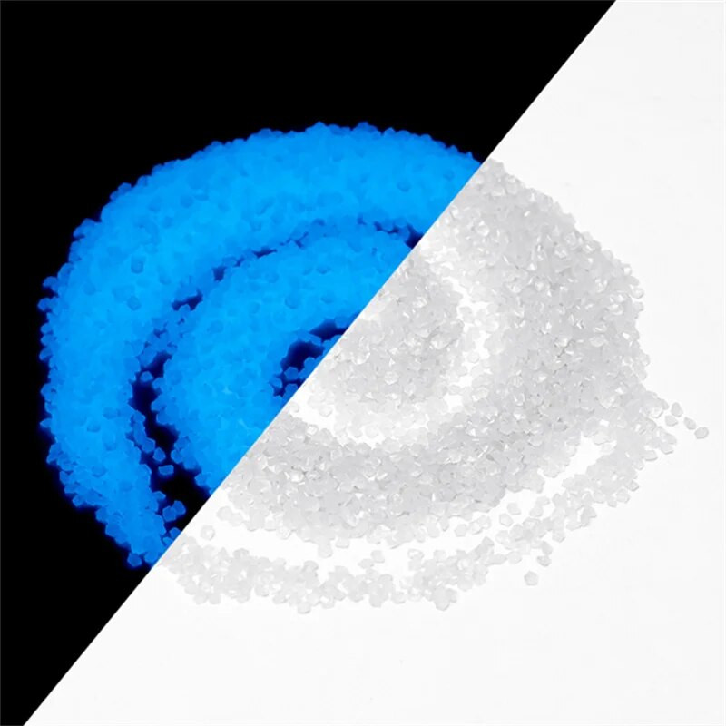 10g 400kom 3-5mm svjetleći pješčani vrtni akvarij fluorescentna mala kamena vaza svjetleći pijesak fluorescentne čestice vrtni ukras