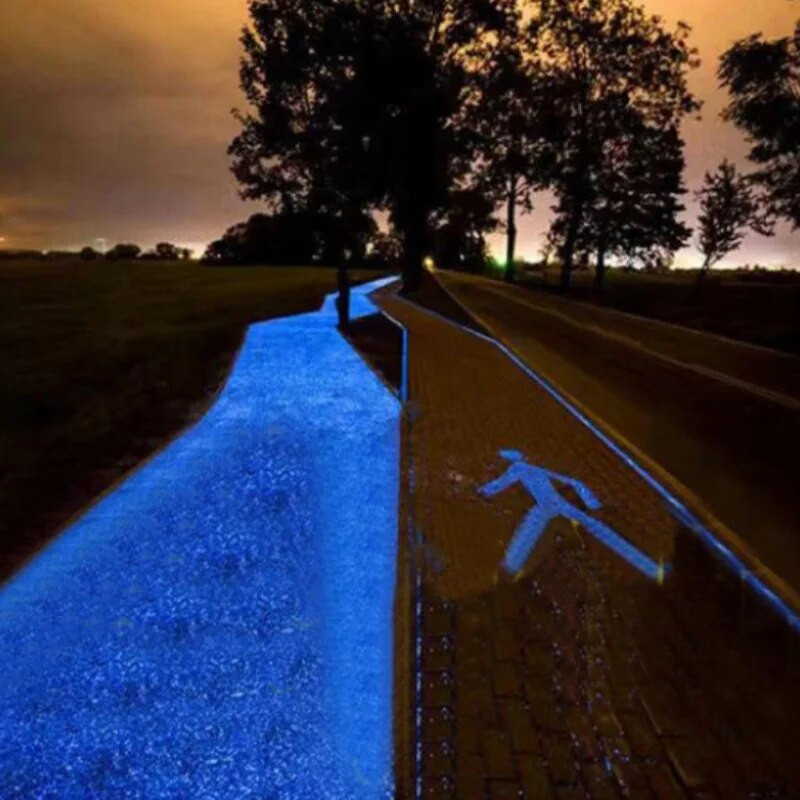 Dom 3-5 mm Svjetleći pijesak koji svijetli u tami Kamenčići 1000/3000 kom Kameni vrt Vanjska staza Dekoracija travnjaka Fish Tank Dekoracija akvarija