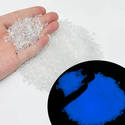 1000Pcs/Pack Glow In The Dark Garden Pebbles Stones for Aquarium Fish Tank Bar Βάζο Διακόσμηση Φωτεινές πέτρες φθορισμού