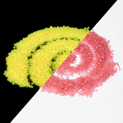 3-5mm 1000pcs Φωτεινή λάμψη άμμου σε σκοτεινή πέτρα Διακοσμητικά βότσαλα Κήπος Αυλή Fish Tank Aquarium Home DIY Ornaments Supplies