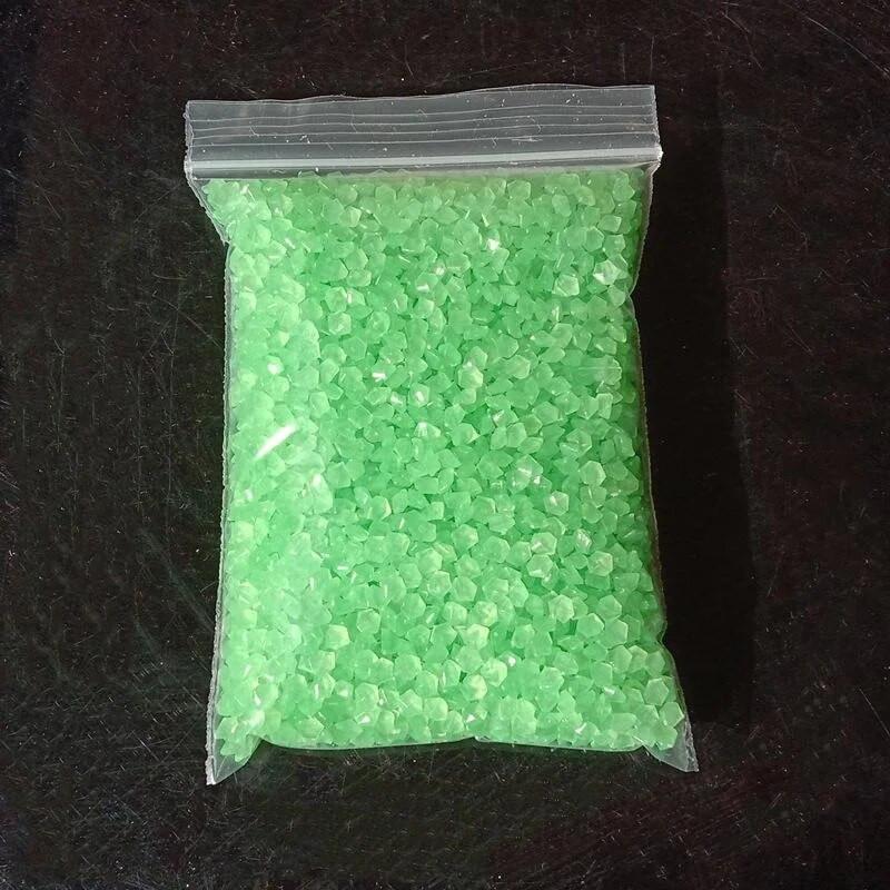 3-5mm 1000pcs Φωτεινή λάμψη άμμου σε σκοτεινή πέτρα Διακοσμητικά βότσαλα Κήπος Αυλή Fish Tank Aquarium Home DIY Ornaments Supplies