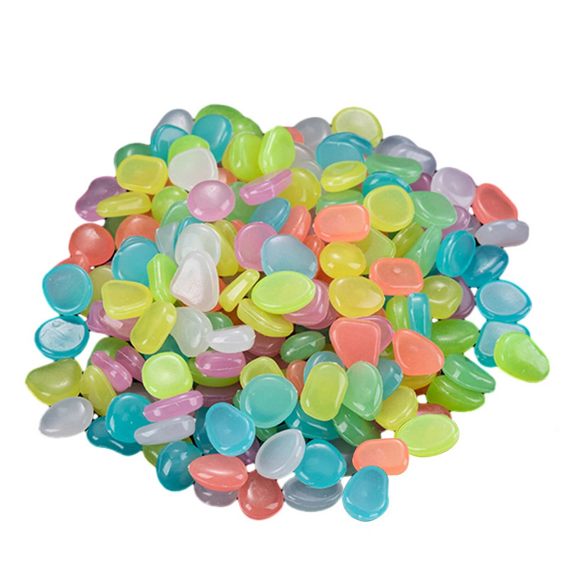 300 tk Waterscapes vaasitäidis õues lillepotid Kunstlikud korduvkasutatavad dekoratiivsed aiarada helendavad pimedas kivikestega basseinis