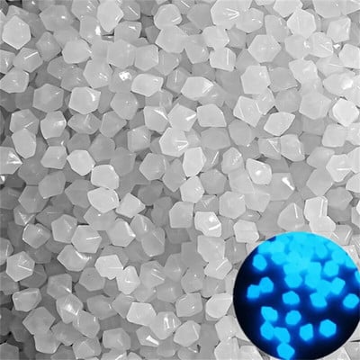 100/200 tk Pimedas helendav Dekoratiivne veeris Aiakaunistus Kivikesed Helendav kivi Õues Akvaariumi kaunistus