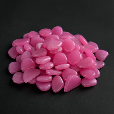 50 komada svjetlećeg kamenja koje svijetli u mraku, kamenčići, šetalište za vrt, akvarij, staklene vaze, vanjska dekoracija vrta