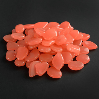 50 komada svjetlećeg kamenja koje svijetli u mraku, kamenčići, šetalište za vrt, akvarij, staklene vaze, vanjska dekoracija vrta