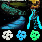 Vanjsko dvorište Svjetleće kamenje Sjajni kamenčići Dekoracije Akvarijum Akvarij Prirodni kristali Kamen Noćni vrt Vanjski dekor