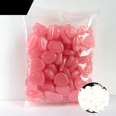 Vanjsko dvorište Svjetleće kamenje Sjajni kamenčići Dekoracije Akvarijum Akvarij Prirodni kristali Kamen Noćni vrt Vanjski dekor