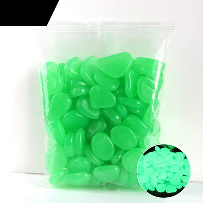 Vanjsko dvorište Svjetleće kamenje Sjajni kamenčići Dekoracije Akvarijum Akvarij Prirodni kristali Kamen Noćni vrt Vanjski dekor