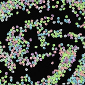 1000 kom./vreći Svjetleće kamenje Kućni vrt Uređenje akvarija Sjaj u tami Šljunak Umjetna fluorescentna smola Šljunak