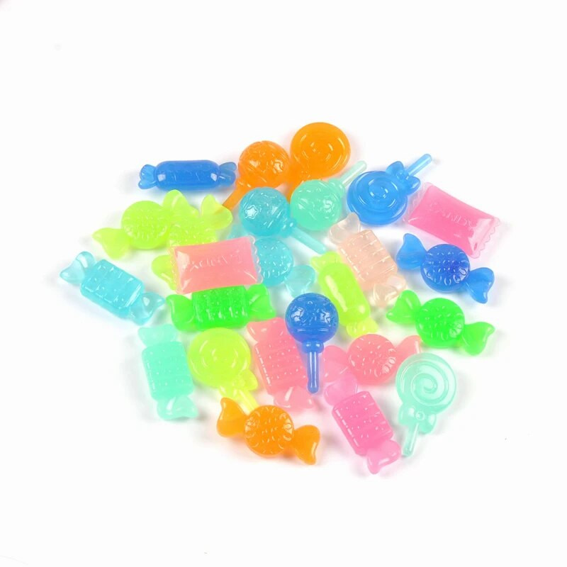 20 τμχ/παρτίδα Mix Candy Shells Luminous Stone Glow in The Dark Stone για Διακόσμηση Δεξαμενής Ψαριών Κήπου Πεζοδρόμια Path Patio Lawn Yard