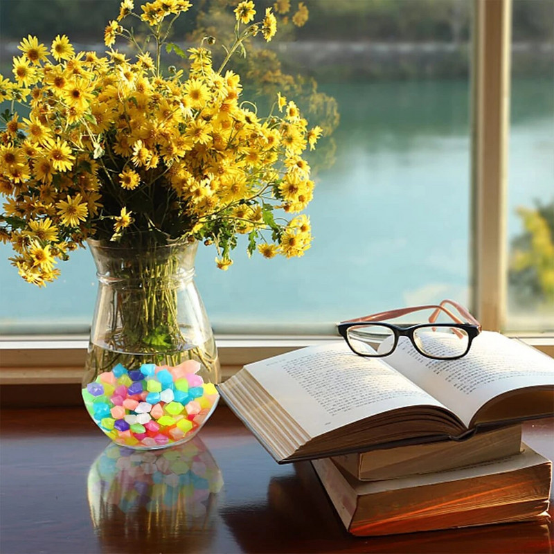 25g helendavad liivakivid helendavad tumedas kruusakivist kaunistuseks koduaia siseõue sisekujundustarvikud DIY mikromaastik