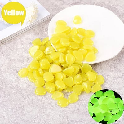 50/100 tk. Pimedas aias helendavad kivikesed kõnniteel Aia terrass Muru aed siseõu kalapaak akvaariumi kaunistus helendav kivi