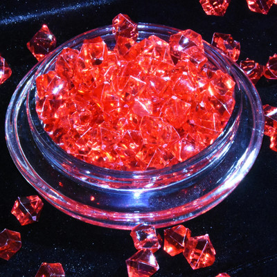 100 komada svečanih potrepština Simulacija ledenih kolača Dekoracije Lažne kocke Akrilne plastike Kristalni kameni rekviziti Blagdansko rođendansko dotjerivanje