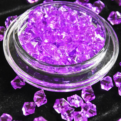 100 komada svečanih potrepština Simulacija ledenih kolača Dekoracije Lažne kocke Akrilne plastike Kristalni kameni rekviziti Blagdansko rođendansko dotjerivanje