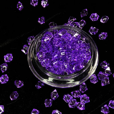 100 komada svečanih potrepština Simulacija ledenih kolača Dekoracije Lažne kocke Akrilne plastike Kristalni kameni rekviziti Blagdansko rođendansko dotjerivanje