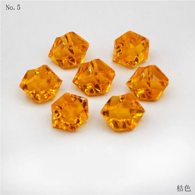 Ακρυλικά, κοσμήματα με χάντρες 100τμχ/Σετ Χρώμα Ενυδρείο Ακρυλικές Πέτρες Κρυστάλλινα Παγάκια Διακοσμητικά Βάζο Γεμιστικό Βότσαλο Κήπος Δεξαμενής Ψαριών