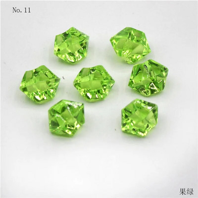 Ακρυλικά, κοσμήματα με χάντρες 100τμχ/Σετ Χρώμα Ενυδρείο Ακρυλικές Πέτρες Κρυστάλλινα Παγάκια Διακοσμητικά Βάζο Γεμιστικό Βότσαλο Κήπος Δεξαμενής Ψαριών