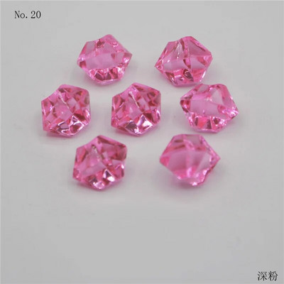 Ακρυλικά, κοσμήματα με χάντρες 100τμχ/Σετ Χρώμα Ενυδρείο Ακρυλικές Πέτρες Κρυστάλλινα Παγάκια Διακοσμητικά Βάζο Γεμιστικό Βότσαλο Κήπος Δεξαμενής Ψαριών