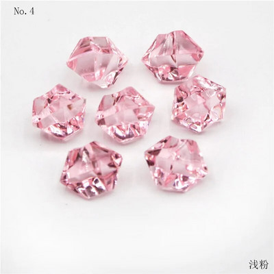 Ακρυλικά, κοσμήματα με χάντρες 100τμχ/Σετ Χρώμα Ενυδρείο Ακρυλικές Πέτρες Κρυστάλλινα Παγάκια Διακοσμητικά Βάζο Γεμιστικό Βότσαλο Κήπος Δεξαμενής Ψαριών