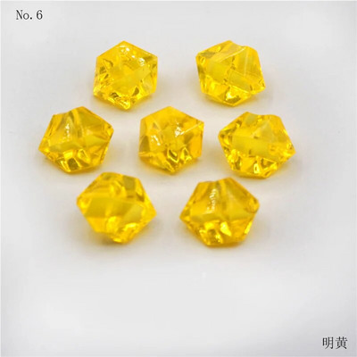 Ακρυλικά, κοσμήματα με χάντρες 100τμχ/Σετ Χρώμα Ενυδρείο Ακρυλικές Πέτρες Κρυστάλλινα Παγάκια Διακοσμητικά Βάζο Γεμιστικό Βότσαλο Κήπος Δεξαμενής Ψαριών