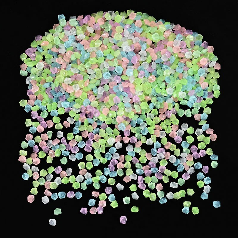 1000 tk 3-5mm helendavad kivid pimeduses helendavad veerised õueaed mururada käiguteed kaunistused kristallid kivid