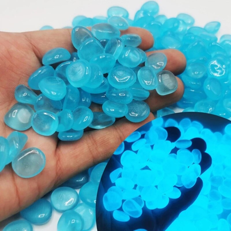 Rezervoare de pești de acvariu Pietricele de grădină Pietre strălucitoare Stâncă pentru alei Alei de grădină Terase Peluză Decor de curte Pietre luminoase DropShip