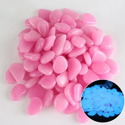 Svjetleće kamenje Šljunak svijetli u mraku Akvarij Pijesak Akvarij Kamenje za šetnice Staza Terasa Travnjak Vrt Dekoracija dvorišta Mješavina boja