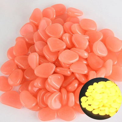 Svjetleće kamenje Šljunak svijetli u mraku Akvarij Pijesak Akvarij Kamenje za šetnice Staza Terasa Travnjak Vrt Dekoracija dvorišta Mješavina boja