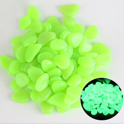 Svjetleće kamenje Šljunak svijetli u mraku Akvarij Pijesak Akvarij Kamenje za šetnice Staza Terasa Travnjak Vrt Dekoracija dvorišta Mješavina boja