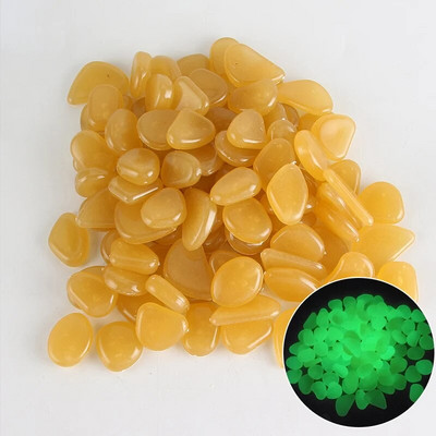 Svjetleće kamenje Šljunak svijetli u mraku Akvarij Pijesak Akvarij Kamenje za šetnice Staza Terasa Travnjak Vrt Dekoracija dvorišta Mješavina boja