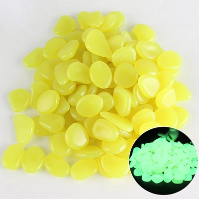 Svjetleće kamenje Šljunak svijetli u mraku Akvarij Pijesak Akvarij Kamenje za šetnice Staza Terasa Travnjak Vrt Dekoracija dvorišta Mješavina boja