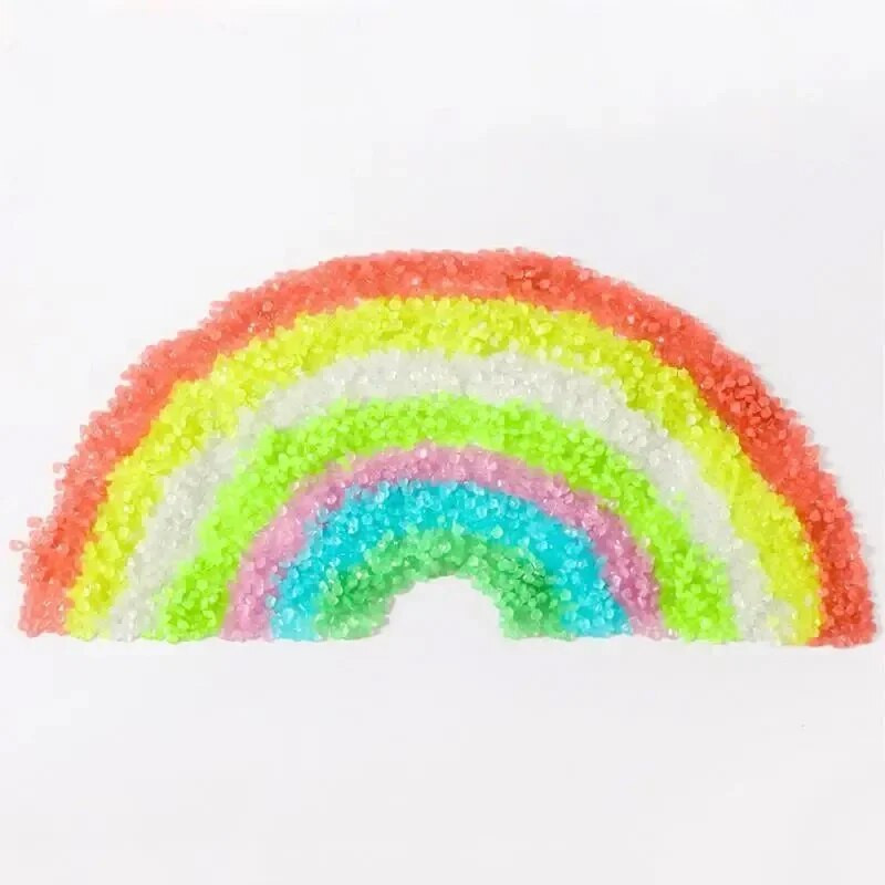 3000 kom/vreći Svjetleći pijesak koji svijetli u tami Kamenčići Kamen Kućni vrt Vanjska staza Dekoracija travnjaka Fish Tank Dekoracija akvarija 3-5 mm