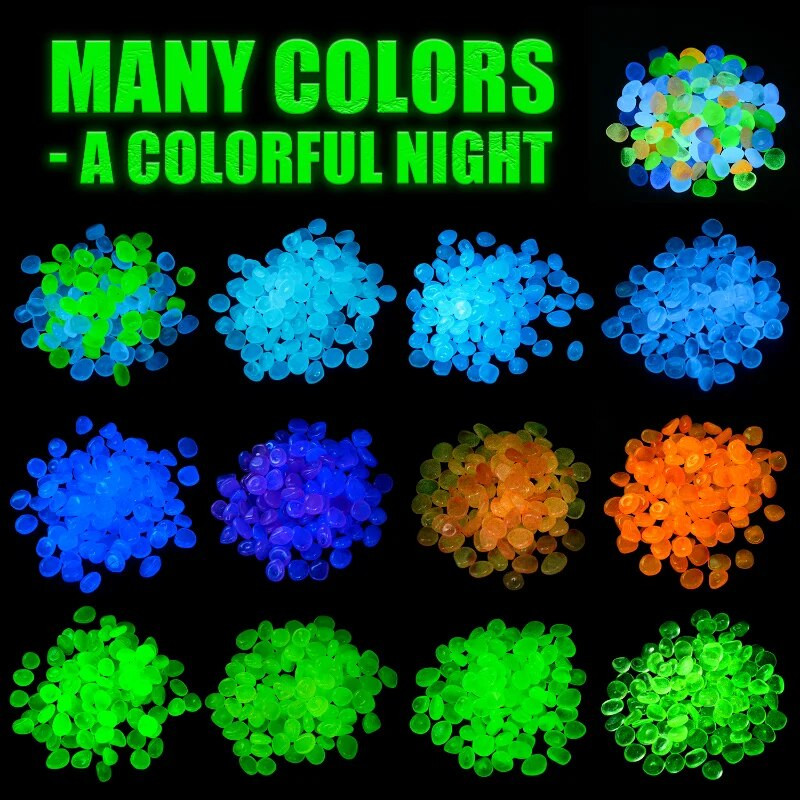 50/100 tk Hõõguv kivi aiakivi kivid kõnniteede jaoks Aiatee siseõue muru õue kivikesed akvaariumi akvaariumi sisustus