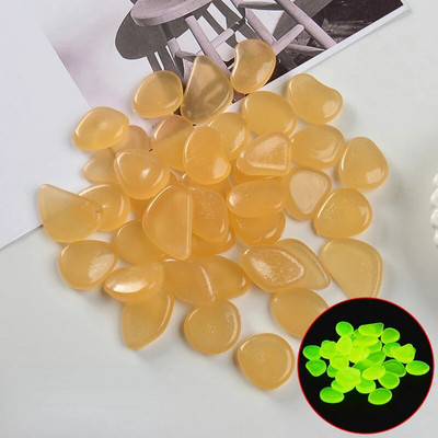 50/100kom ukrasni vrtni kamenčići koji svijetle u tami za pločnik, vrt, terasa, travnjak, vrt, terasa, akvarij, svjetleći kamen