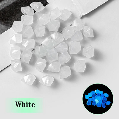 Svjetleći sjaj Vanjsko dvorište Svjetleće kamenje Vrtni kamenčići svijetle u tami Ribe Dekoracija akvarija Prirodni vrtni sjaj u kamenju