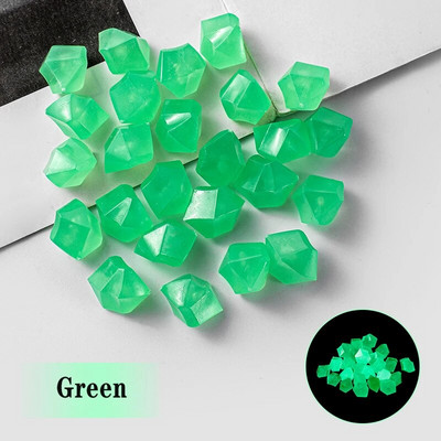 Svjetleći sjaj Vanjsko dvorište Svjetleće kamenje Vrtni kamenčići svijetle u tami Ribe Dekoracija akvarija Prirodni vrtni sjaj u kamenju