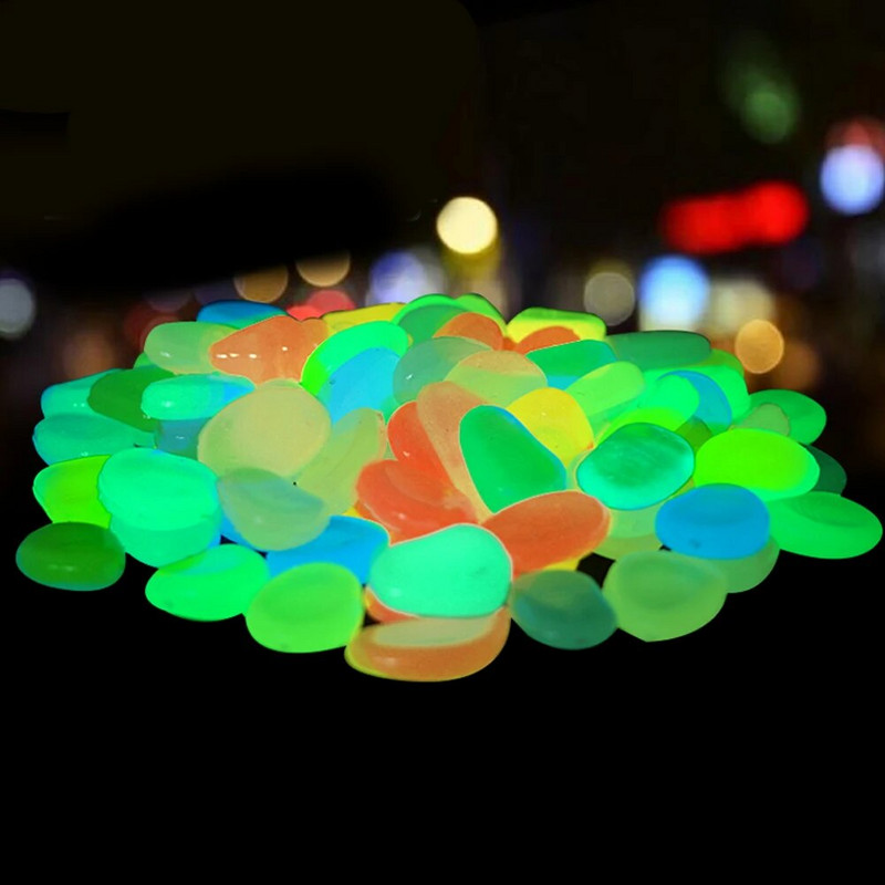 10/20 tk Pimedas aias helendavad kivikesed helendavad kivid kõnniteede kivid Aiatee siseõue muru aia õuekujundus Helendavad kivid