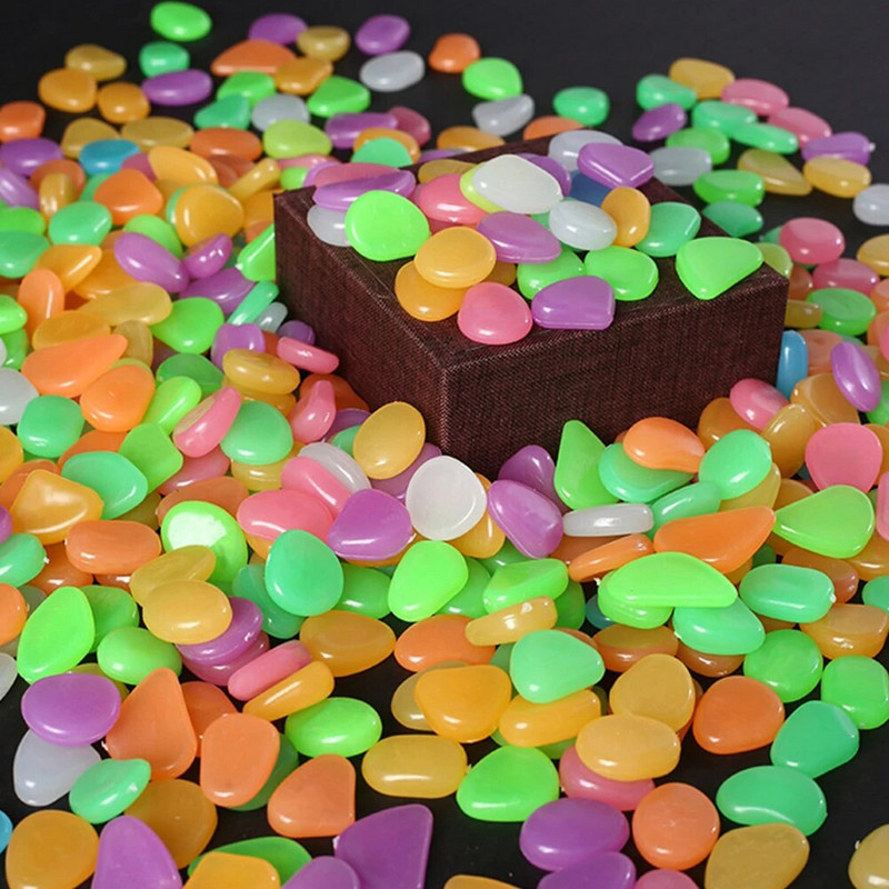 10/20 tk Pimedas aias helendavad kivikesed helendavad kivid kõnniteede kivid Aiatee siseõue muru aia õuekujundus Helendavad kivid