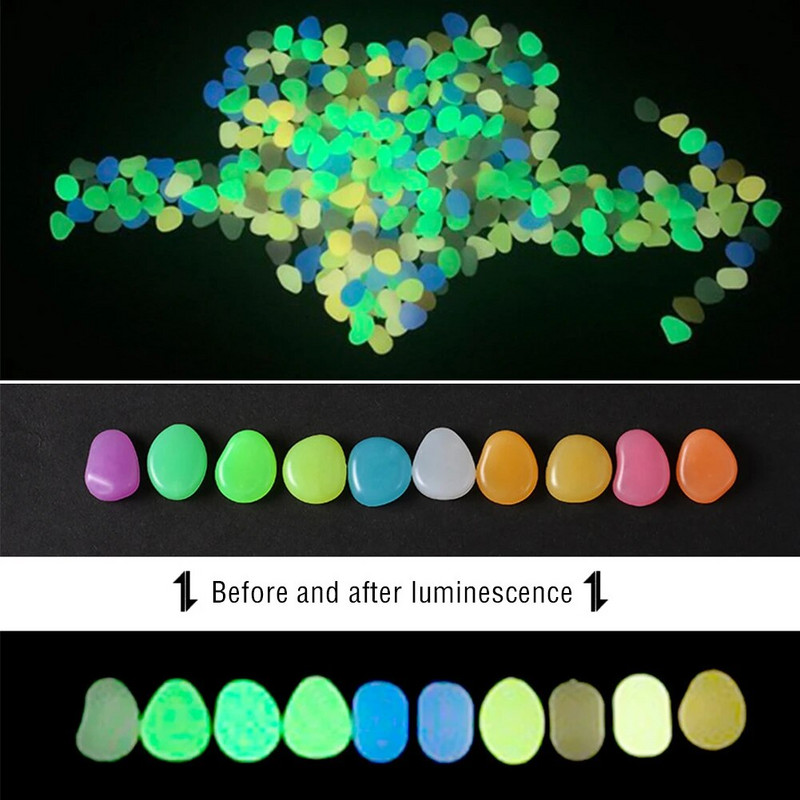 10/20 tk Pimedas aias helendavad kivikesed helendavad kivid kõnniteede kivid Aiatee siseõue muru aia õuekujundus Helendavad kivid