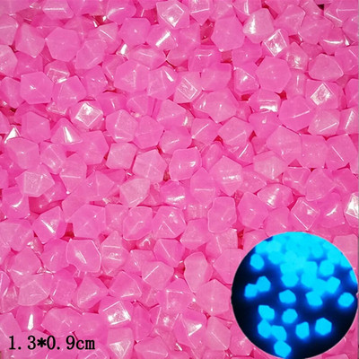 50/100/200kom vrtni ukras kamenčići svjetleći kamen sjaji u svjetlećim ukrasnim kamenčićima vanjska dekoracija akvarija s ribicama