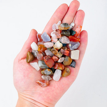 50g Φυσικές Πέτρες Μικτό Κρυστάλλινο Υλικό Κρυστάλλινο Χαλίκι Πέτρα Τσιπ Μεταλλεύματος Ορυκτά Δείγμα Ρέικι Πολύτιμοι Λίθοι Διακόσμηση Ενυδρείου