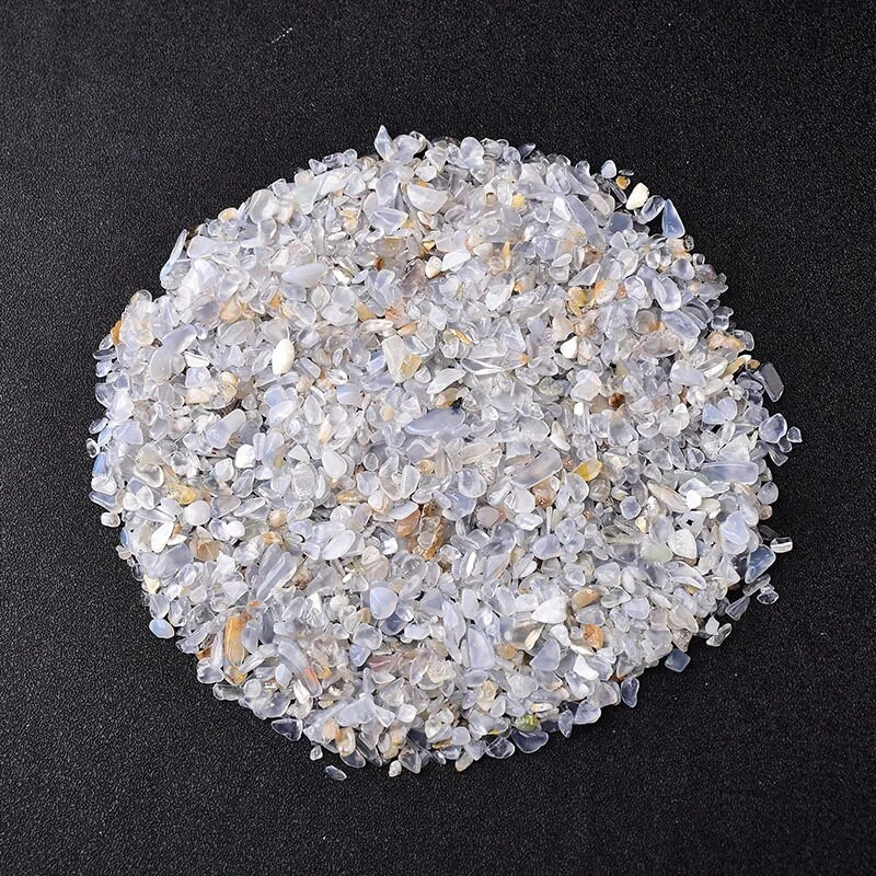 100g 4 veličine Safirni kamen Prirodni miješani kvarcni kristalni kamen Stijena šljunak Uzorak rezervoara Dekor prirodno kamenje i minerali