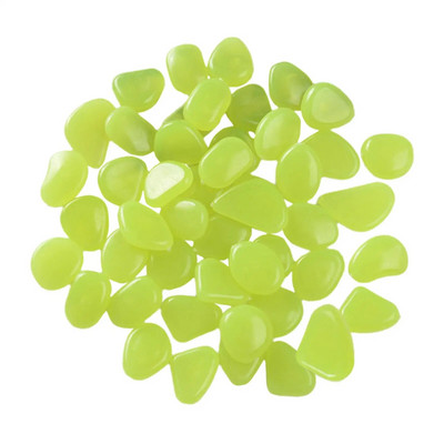 50x Švyti tamsiose uolose Dekoratyvinis mikro peizažas Šviečiantys akmenys Šviečiantys