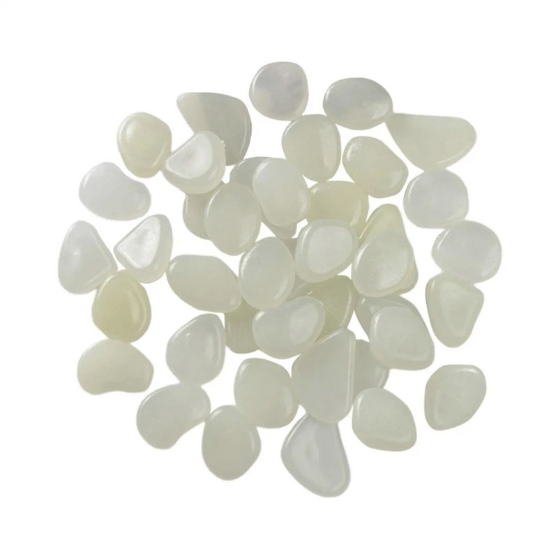 50x Švyti tamsiose uolose Dekoratyvinis mikro peizažas Šviečiantys akmenys Šviečiantys